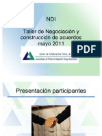 Taller de Negociacion y Construccion de Acuerd