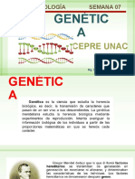 SEMANA 7 BIOLOGIA PPT GENETICA