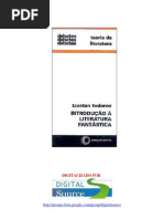 TZVETAN TODOROV-Introducão à literatura Fantástica (pdf)(rev)