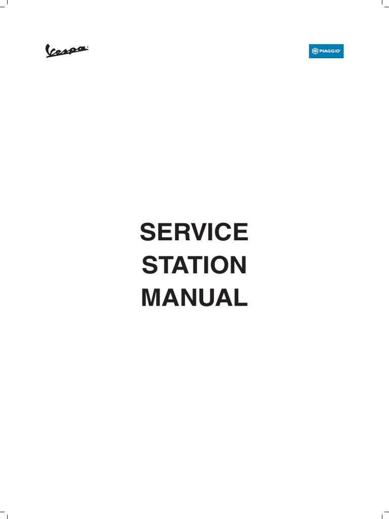 Vespa Sprint 150 Service Manual | PDF | Screw | Bearing (Mechanical)
