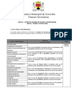 Processo seletivo Prefeitura Sorocaba cursos estágio 2022