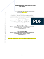 Calibration of ME Fatigue Model Using PaveLab HVS