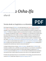 Idioma Osha-Ifa - Wikipedia, La Enciclopedia Libre