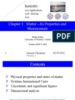 General Chemistry: Chapter 1: Matter-Its Properties and Measurement