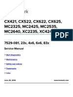 Lexmark CX421, CX522, CX622, CX625, MC2325, MC2425, MC2535, MC2640, XC2235, XC4240 - June 19, 2018