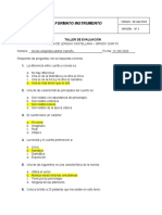 desarrollo de evaluacion catellano