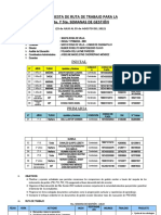 RUTA TRABAJO 4ta Y 5ta SEMANA JULIO-2022