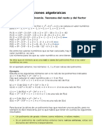 Tema 4.4 Raiz de Un Polinimio-Teorema Del Resto y Del Factor