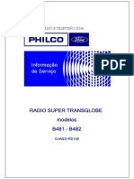 Philco+Transglobe+B481+B482+Chassi+RD108 Manual+Service