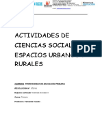 PLANIFICACIÓN Espacios Urbanos y Rurales