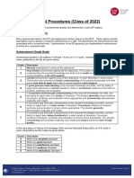 DP Assessment Procedures Class of 2022