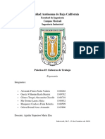 Práctica 5 - Esfuerzo de Trabajo