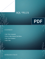 SQL Plus