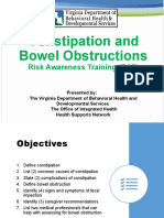 Constipation and Bowel Obstructions PP Rat 10.2020