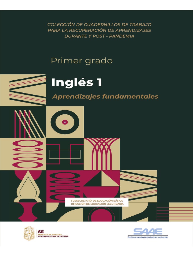 Ingles Aprendizajes Fundamentales 1 PDF Palabra Aprendizaje