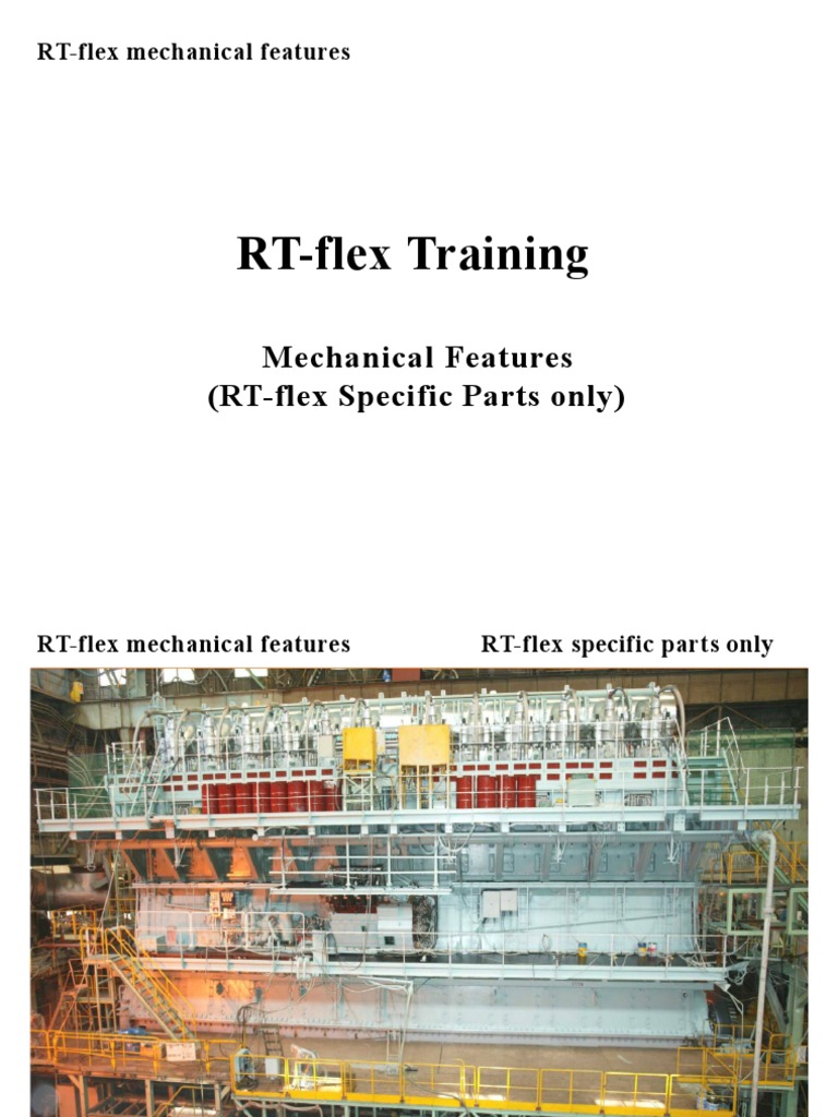 RT-flex Engine Mechanical Features | PDF | Pump | Valve