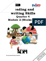 Reading and Writing q4