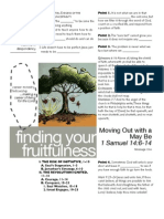 Fruitfulness 1 - 1 Sam 14-6-14 Handout 071011