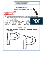 Actividades Letra P