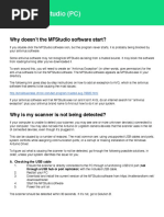 Matter-and-Form 3D-Scanner FAQs PC