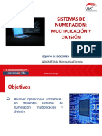 Sesión 03-Ppt - Multiplicación y División - en Sistemas de Numeración