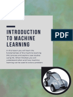 Machine Learning: Overview 