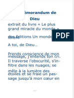 Memorandum-Dieu