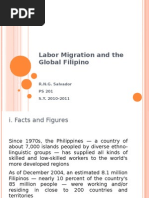 Labor Migration and The Global Filipino