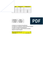 Ruta Critica o CPM Ejercicio