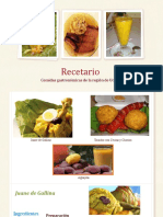 Presentación Comidas Gastronomicas