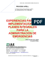 Maestro de Planes de Emergencias y Otros