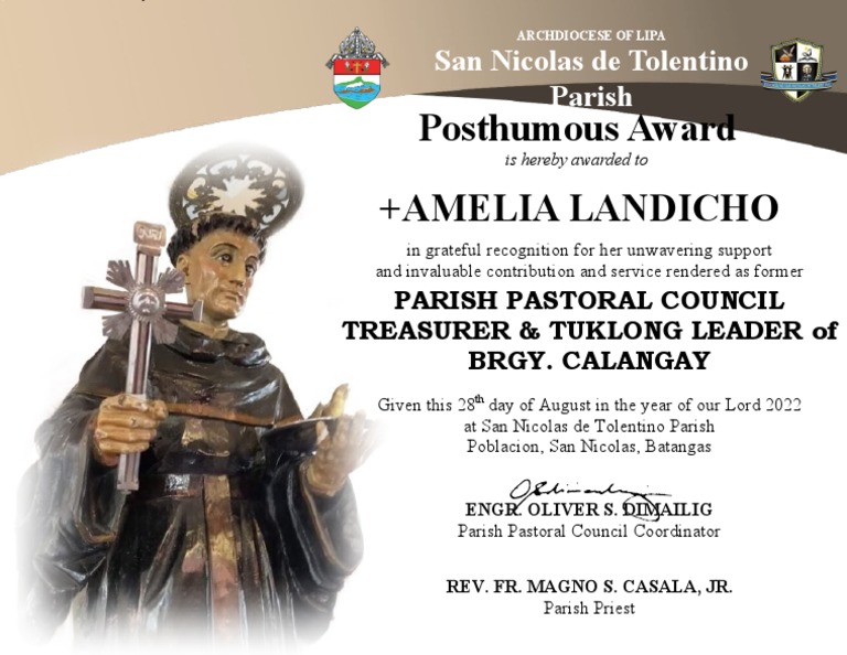 Posthumous Award | PDF | Social Science | Cooking, Food & Wine