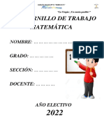 CUADERNILLO DE MATEMATICA Prof. Rosa