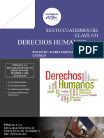 Derechos Humanos Unidad 2. La Declaración de Los Derechos Del Hombre y Del Ciudadano