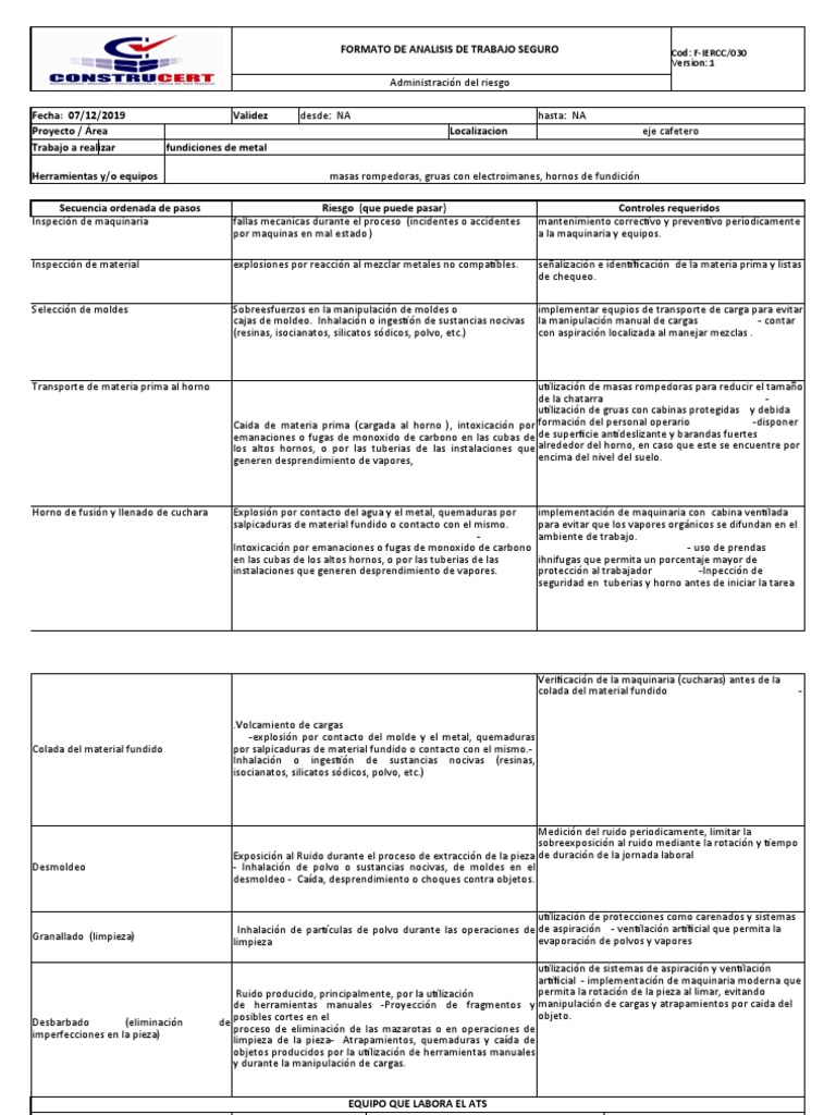Copia de formato ats 1 pdf cuestionario materiales