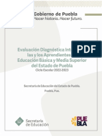 Evaluación Diagnóstica Integral Del Estado de Puebla - 22-23of