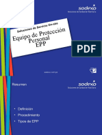 Equipo D e Protecc Ión Personal EPP: Nes de Servic Io On-S Ite