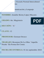 Tarea No.3 de Comunicación y Lenguaje de Jennifer Kristy López Macario 4to. A