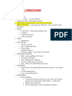 Review Notes - Orthopedic Conditions