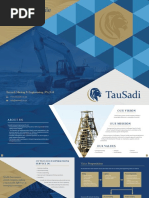 Tausadi Mining Engineering Company Profile 2017