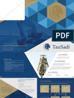 Tausadi Mining Engineering Company Profile 2017