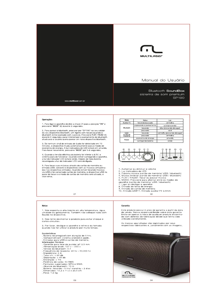 Sp190 Manual CV | PDF
