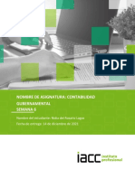 Contabilidad gubernamental: Aporte fiscal para gastos de funcionamiento