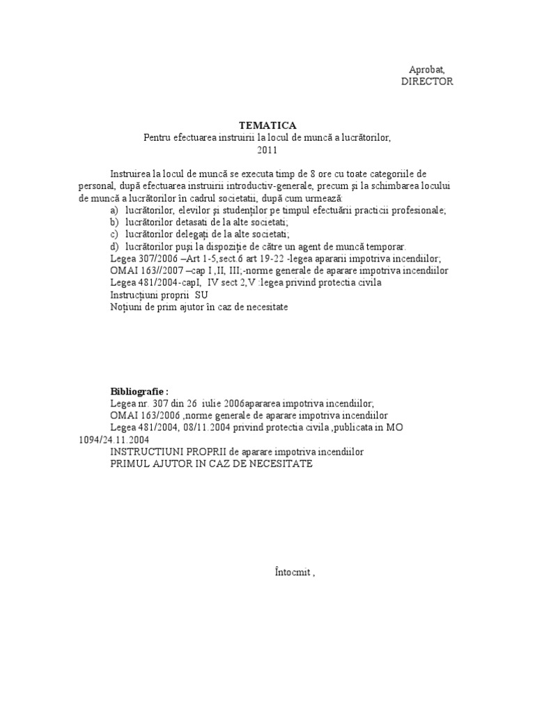 Tematica Isu Scoala