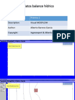Obtención Del Balance Visual MODFLOW