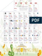 Calendario Feng Shui (Mayo 2021)