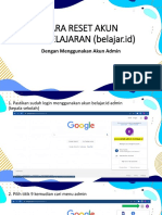 Cara Reset Akun Pembelajaran 2022