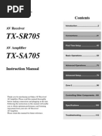 Download Onkyo TX-sr705 Manual Full by Rich Wall SN59084826 doc pdf