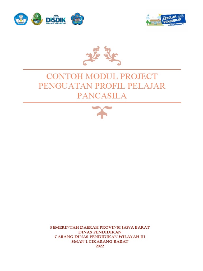 Contoh Cover Modul P5 Sekolah | PDF | Bisnis | Pengelolaan Keuangan & Uang