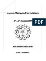 Multi Sport Festival Proposal